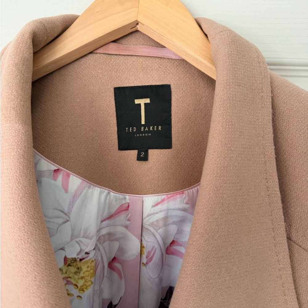 Ted Baker tan coat (long) - Picture 2 of 4